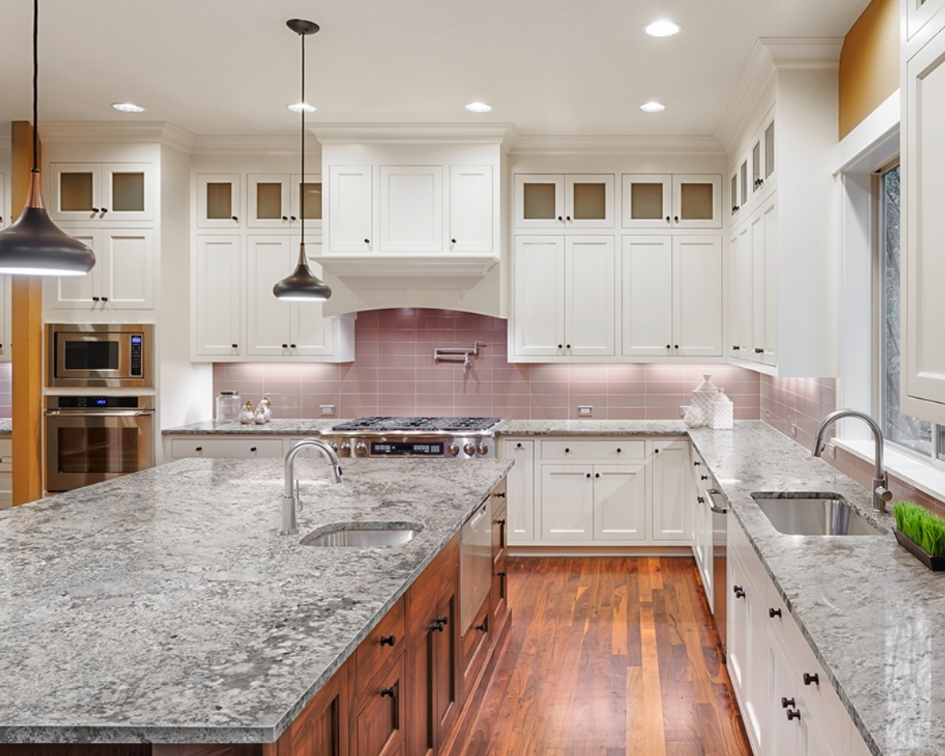 Easy Guide To The Different Granite Countertop Finishes,Creamsicle Shot