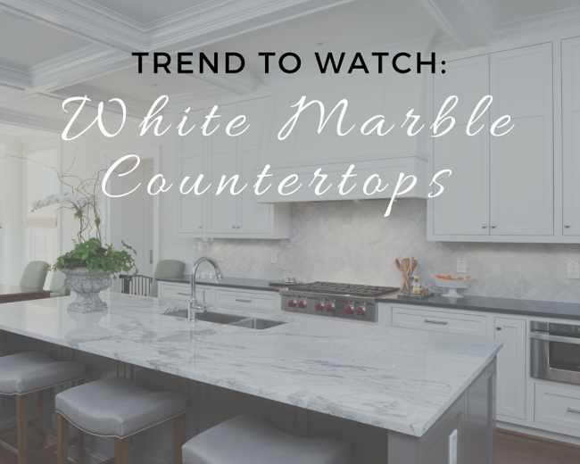 Trend To Watch White Marble Countertops Msi Blog