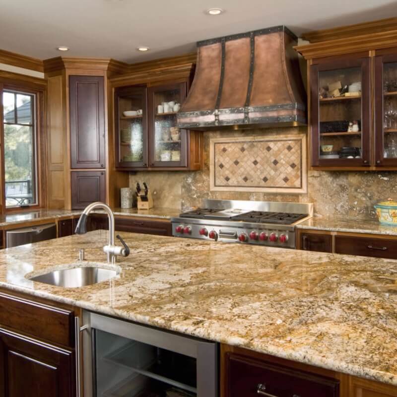 Collection 90+ Pictures Pictures Of Kitchen Backsplashes With Granite ...