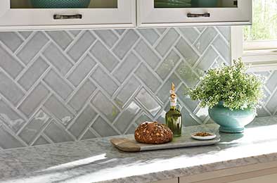 How to finish granite tile countertop edges