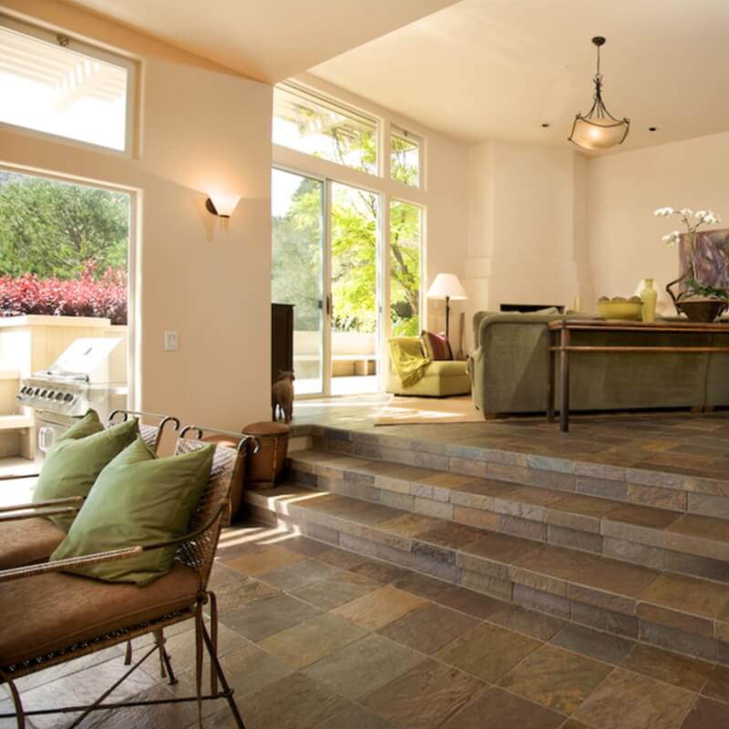 Achieve A Modern Rustic Aesthetic With Natural Slate Tile