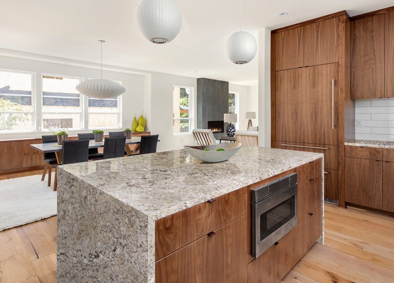 Comparing Polished Honed Leathered Granite Countertop Finishes