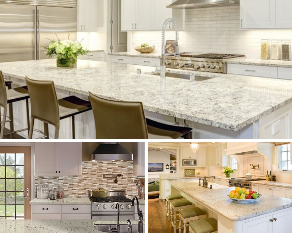 4 Stunning White Granite Countertops For A Kitchen That Pops